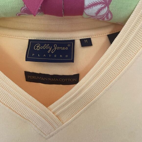 Bobby Jones Players Peruvian 100% Pima Cotton Mens Sweater Best Medium Golf - Picture 2 of 10